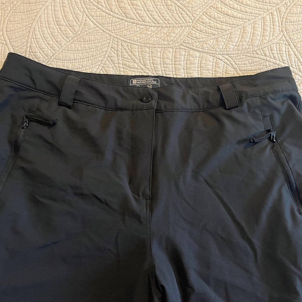 MOUNTAIN WAREHOUSE ARCTIC II THERMAL FLEECE LINED STRETCH TROUSERS - SZ 14 LONG